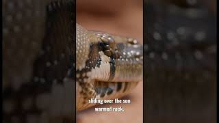 The Silent Power of a Burmese Python 😳🐍 #python #animalreactions #animalscared