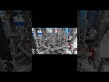 Close-up of the glass bottle inspection machine!#machine #factory #shorts