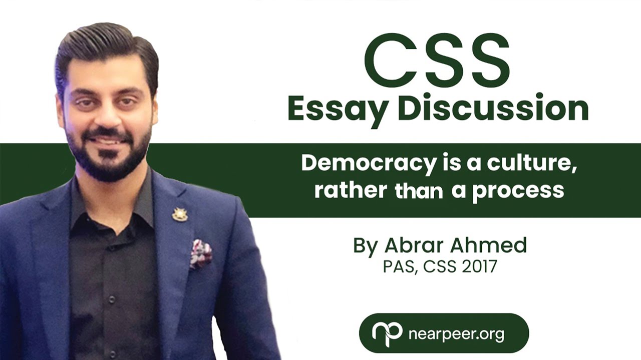 democracy essay css