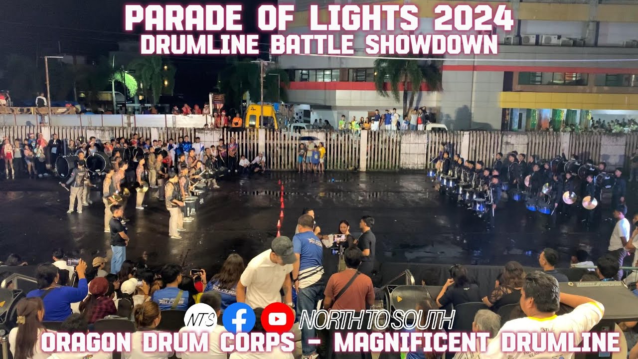 Oragon Drum corps vs Magnificent Drumline | Drumline Battle Showdown | Parade of Lights 2024