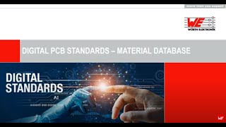 Würth Elektronik Webinar Digitale Pcb Standards Materialdatenbank