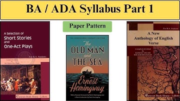 ADP/BA Part 1 English Syllabus / Marks Division / Books PU | UOS | BZU | GCUF | Learning Spirit