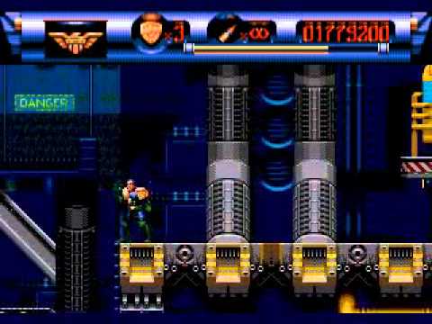 Judge Dredd Sega Mega Drive Genesis Walkthrough 011
