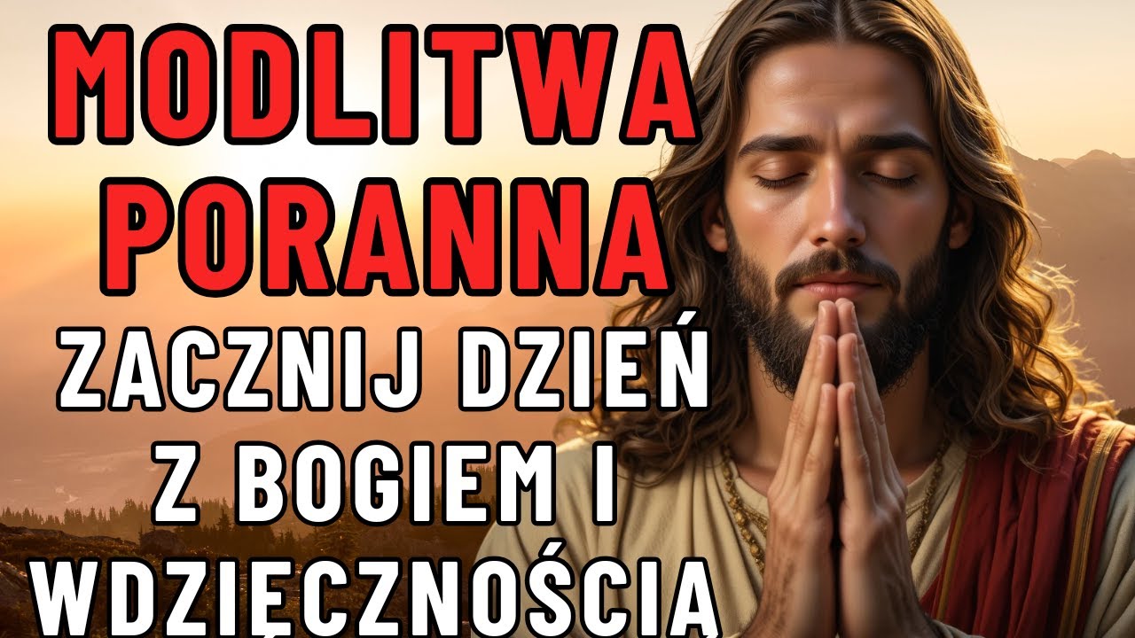 MODLITWA PORANNA — PROŚBA O POKÓJ I RADOŚĆ NA NOWY DZIEŃ | ZACZNIJ DZIEŃ Z BOGIEM I WDZIĘCZNOŚCIĄ
