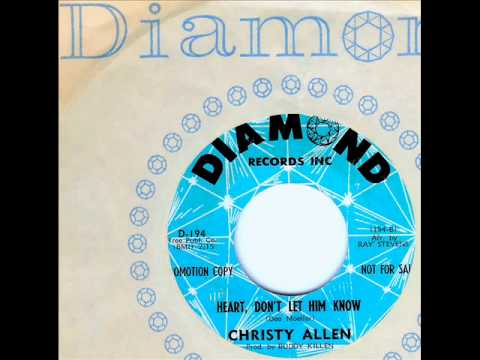 Christy Allen - HEART, DON'T LET HIM KNOW (Ray Stevens) (1965)