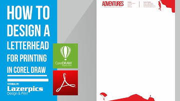 How to Design a Letterhead in Corel Draw X8, X7, X6, X5 & Export to Prepress PDF