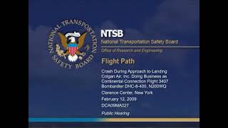 Colgan Air 3407 CVR/ATC + NTSB animation