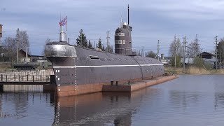 Подводная лодка Б-440. Музей в городе Вытегра.