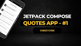 Jetpack Compose - Simple Quotes App + Layout Design & Demo | CheezyCode Hindi screenshot 2