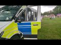 Greater Manchester Police: Tactical Aid Unit - Volkswagen Crafter (Blue light demonstration,)