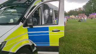 Greater Manchester Police: Tactical Aid Unit - Volkswagen Crafter (Blue light demonstration,)