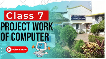 📚Project of Class 7 Project work of Computer🖥️ #computer #Shivnandansir #Sonu #Bjeinfotechcomputer