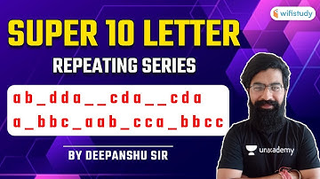 Letter Repeating Series | Reasoning by Deepanshu Sir