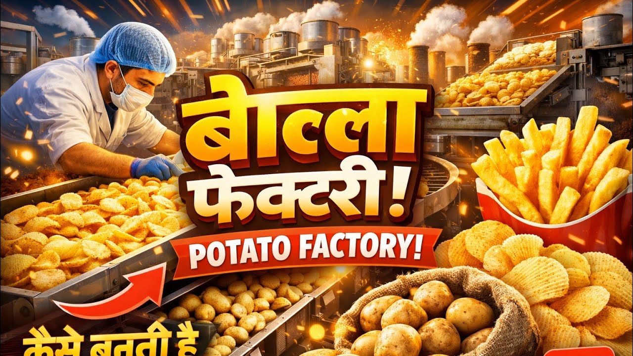 Fully Automated Potato Processing Factory | Food Production TechnologyFrom Raw Potatoes to French 🍟