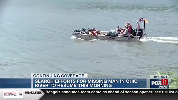 Ohio River search to continue at sunup for missing boater