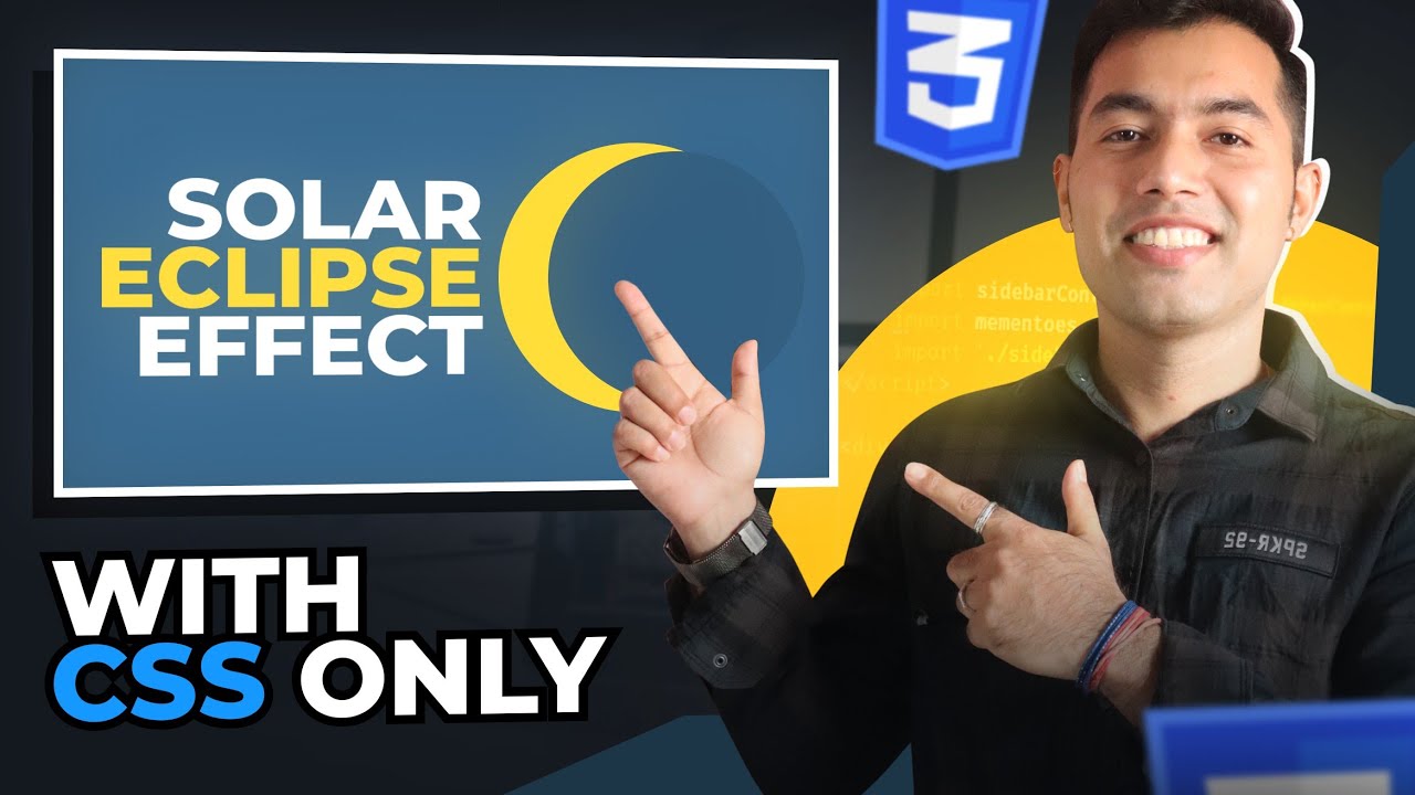 🌘 CSS Masterpiece: Solar Eclipse Animation Phenomenon 💫 - YouTube