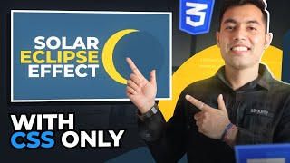 🌘 CSS Masterpiece: Solar Eclipse Animation Phenomenon 💫