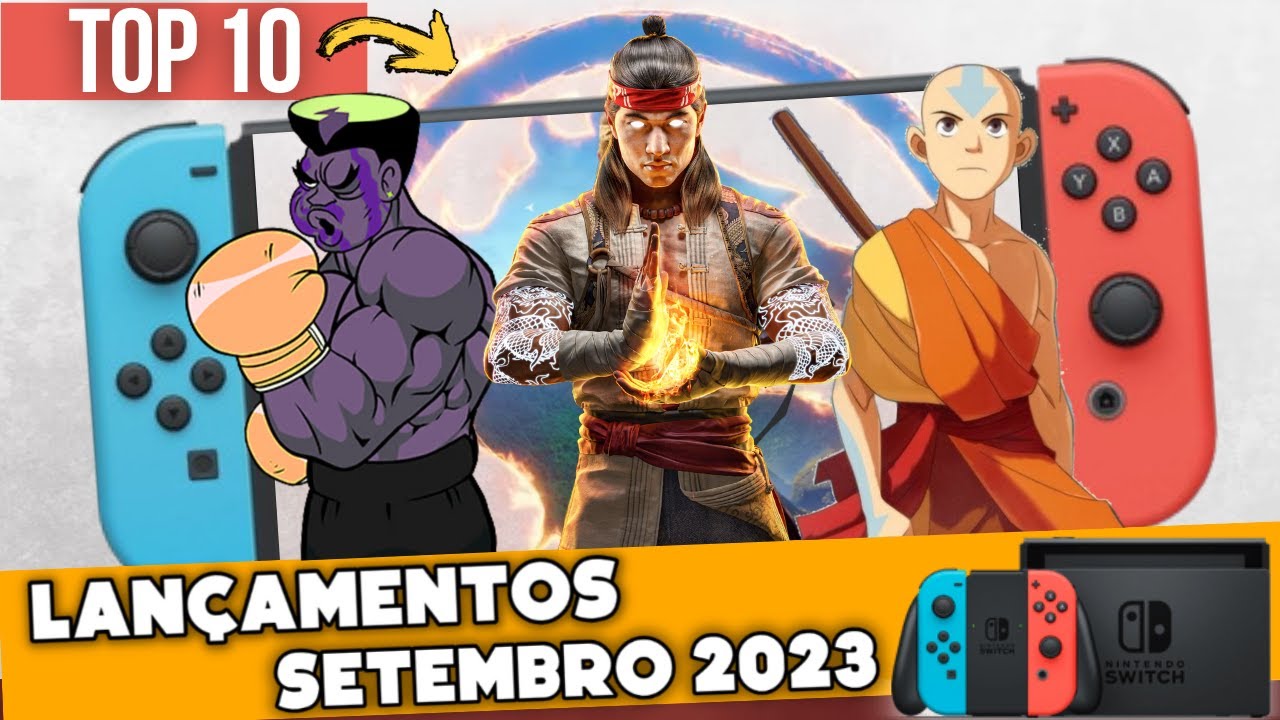 TOP 10 lançamentos para SWITCH com jogo NINTENDO em PORTUGUÊS + 2 jogos  GRATIS! 