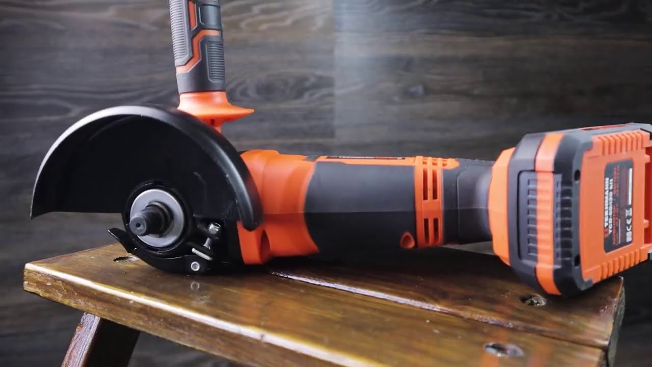 Шлифмашина (болгарка) угловая акумуляторна Tekhmann TAG 125 i20 kit