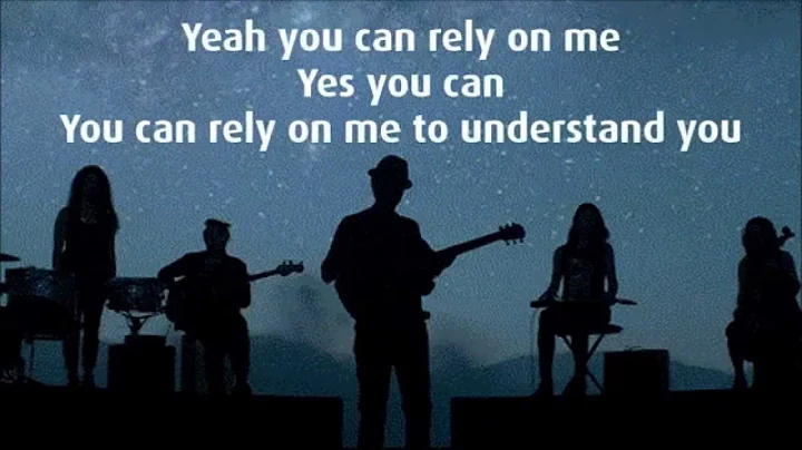 Jason Mraz - "You Can Rely On Me" (Lyric Video)