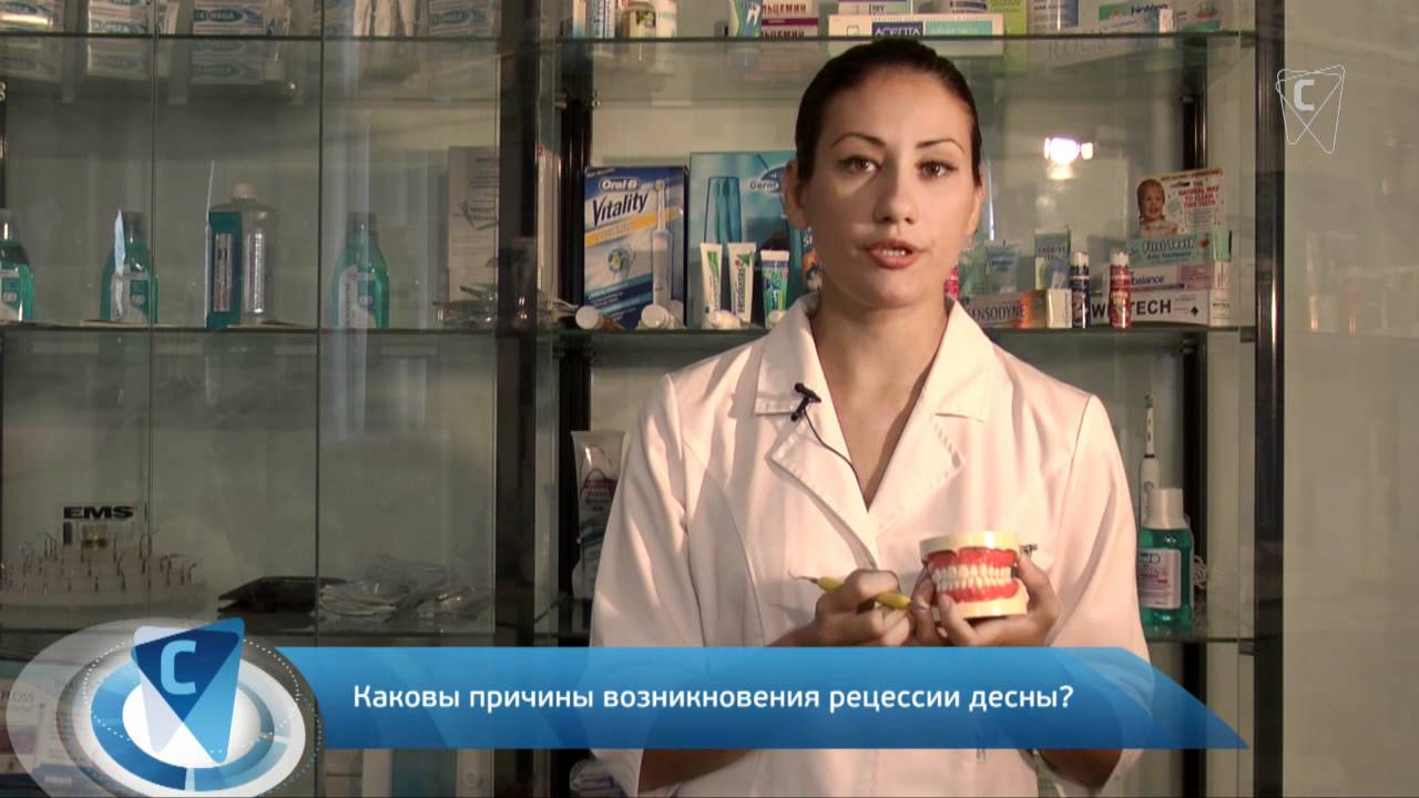 Рецессия десны -- причины и последствия