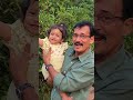 Seeing my father hold my daughter, for a moment, I felt like reliving my own childhood🥰#baby
