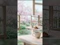Saturday Spring Jazz 🌸 1-Min Cafe Music for Slow Weekend Mornings #Shorts
