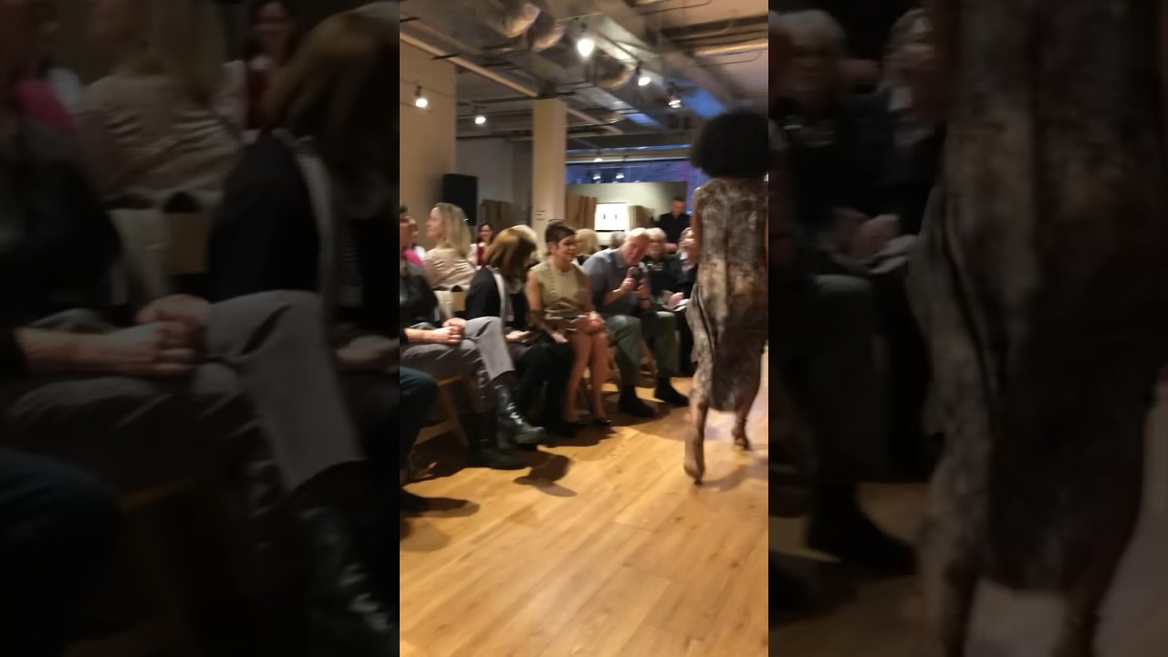 BriaFit Founder, Bria Murphy models in fashion show 