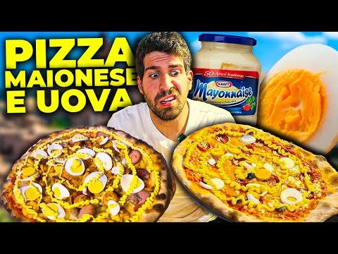 PIZZA MAIONESE E UOVA, proviamo la famosa ROSSINI