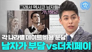 '남자가 부담 VS 더치페이' 각국의 데이트 비용 분담 방식은?!｜비정상회담｜JTBC 20161107 방송