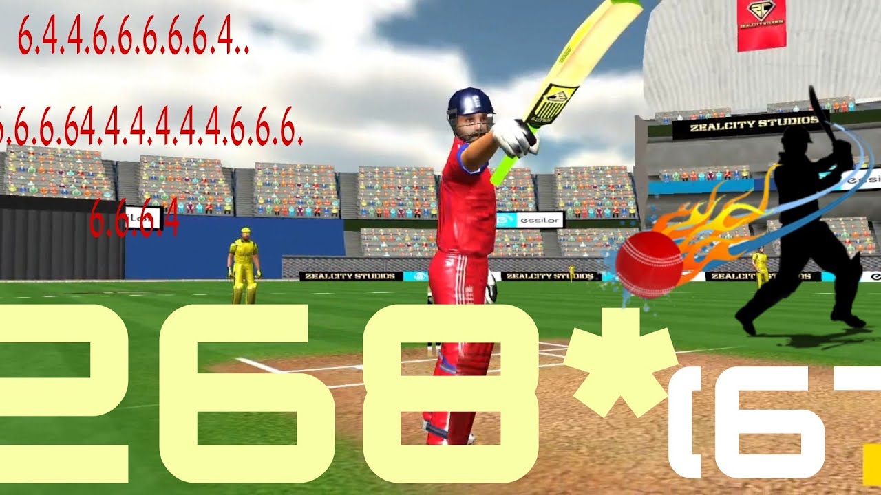 268* (65)  😲 eng vs aus💯 cc2016 game play