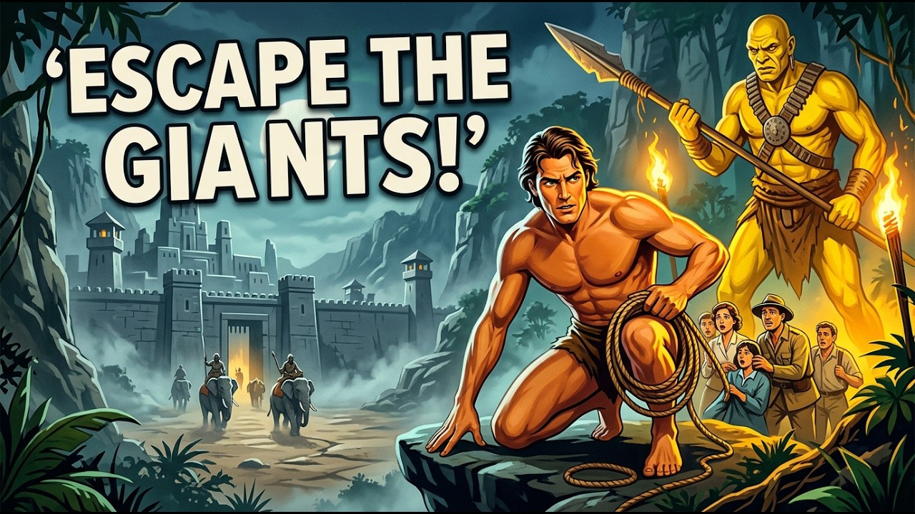 Tarzan, Fires of Tohr: River Escape Route, Safe on Shore, Mungo, Leader Of The Yellow Giants (A0085)