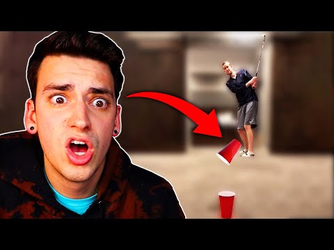 REACTING TO THE CRAZIEST TRICK SHOTS!