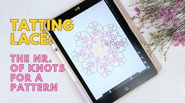 15 - Beginners Shuttle Tatting | How to count the knots for your tatting pattern  ENG SUB 1080p