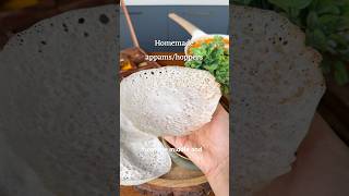 Homemade Appam Coconut Sri Lankan Hoppers