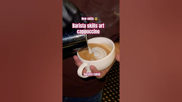 Barista skills #shorts #coffee #cafe #cappuccino #barista #youtubeshorts
