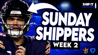 Full NFL Week 2 - Sunday Shippers | Main Slate | DraftKings & FanDuel DFS Picks, Plays and Process Update