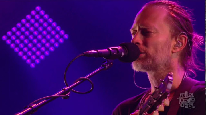 Karma Police Live version - Live performance video thumbnail