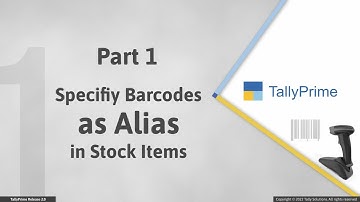 HBS SOLUTIONS | How to Specify Barcodes in Stock Items & Use Them During Voucher Creation TallyHelp