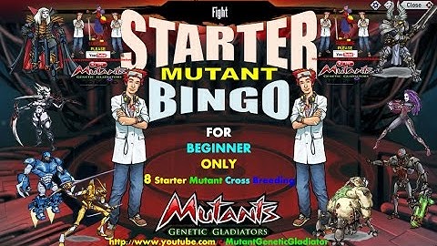 Mutant: Genetic Gladiator - Starter Mutant Cross Breed *Beginner MGG Player*