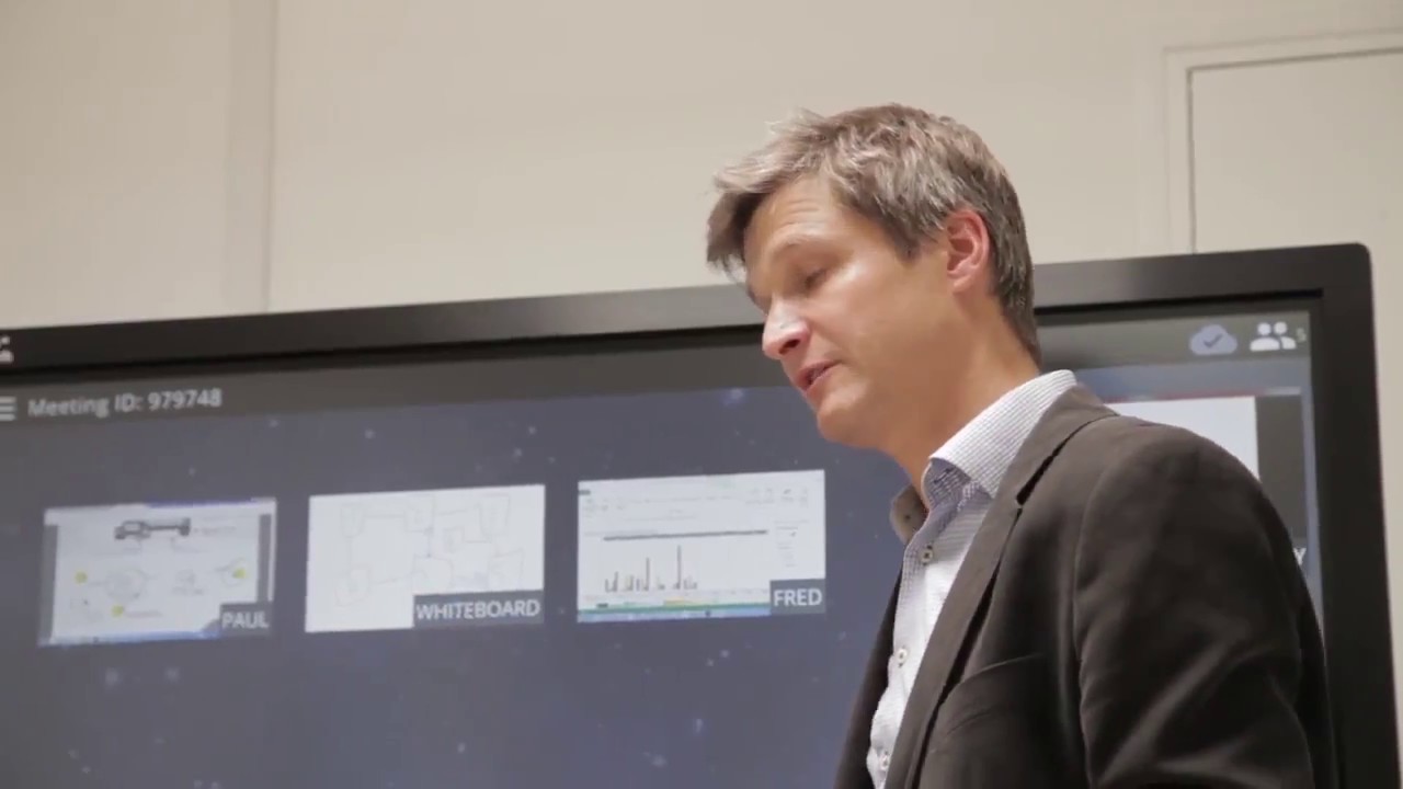 Der interaktive Bildschirm für das Unternehmen (ALL)