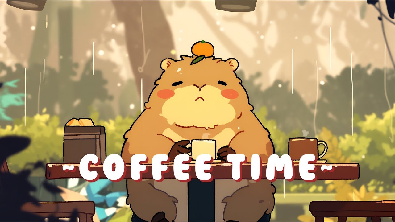 Capybara Lofi Zone | Chill Beats to Help You Relax 🦫 🌿 ☕