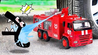 Car Crushing Alphabet Lore vs Fire Truck | Crushing Crunchy & Soft Things by Car - Woa Doodland screenshot 4