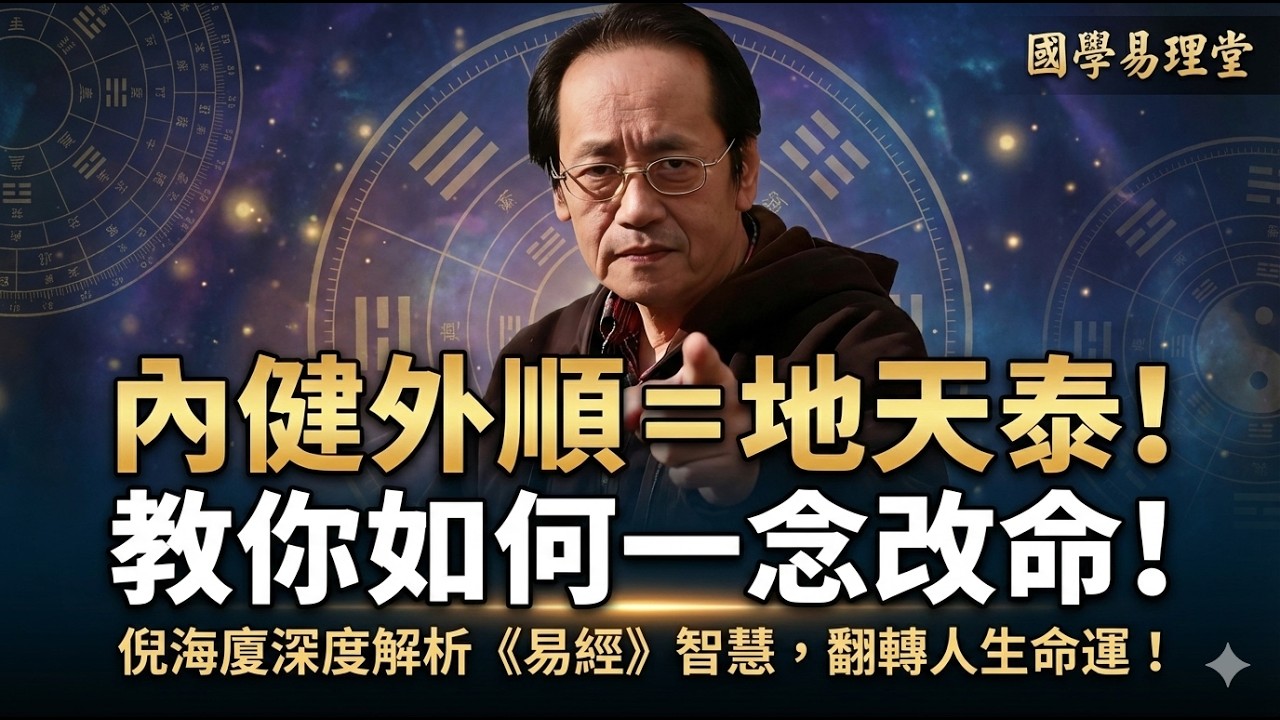 倪海廈：地天泰 vs 天地否：人生順逆，只差“一念之間”！你不是倒黴，是“否”了！#倪海廈#易經#地天泰#天地否#履卦