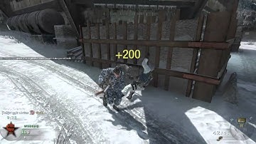 Call of Duty : Black Ops - Jumping Through Window and Knifing on Array