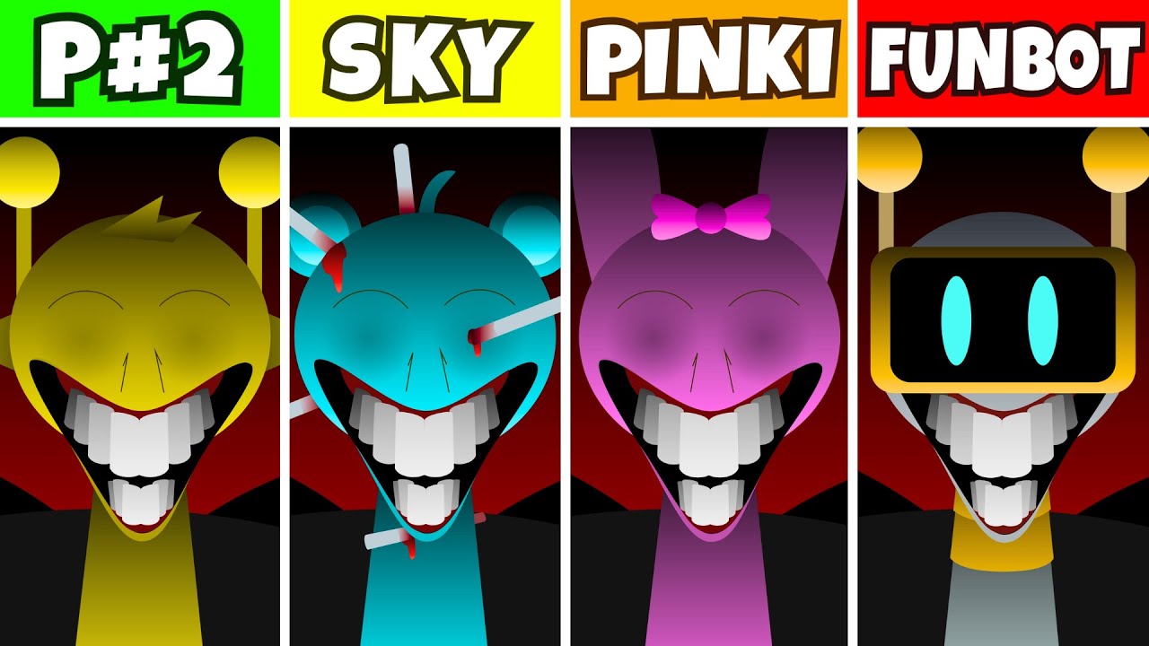 Incredibox Sprunki: Phase 2 But Everyone Is Sky VS Pinki VS Funbot