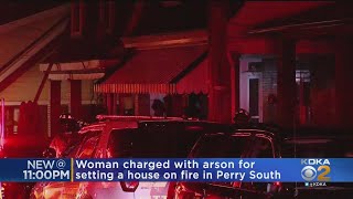 Woman Charged With Arson In Perry South Fire