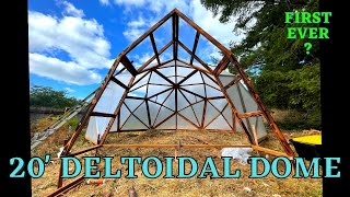 20' Deltoidal Geodesic Dome Build (aka kite dome, unity dome, etc)