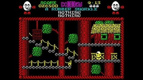 DIZZY II - TREASURE ISLAND (2023 Edition / Improved Recoloured Re-release) Walkthrough, ZX Spectrum