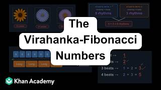 The Virahāṅka– Fibonacci Numbers! | Number Play | Class 6 | Math | Khan Academy